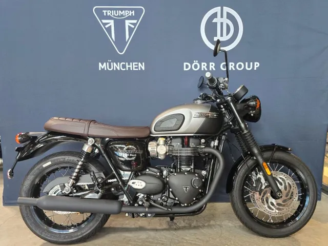 Bonneville T120 Black Edition Matt Silver Ice
