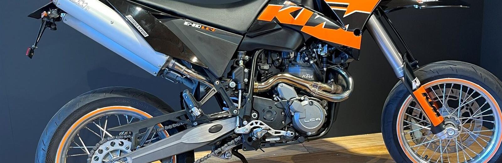 640 LC4 Supermoto wenig KM, sehr gepflegt, T&Uuml;V