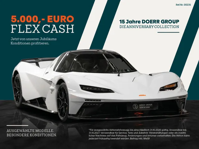 X-BOW GT-XR | Lift-System | Pearl White