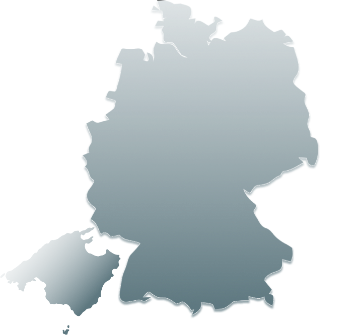 Karte der Standorte