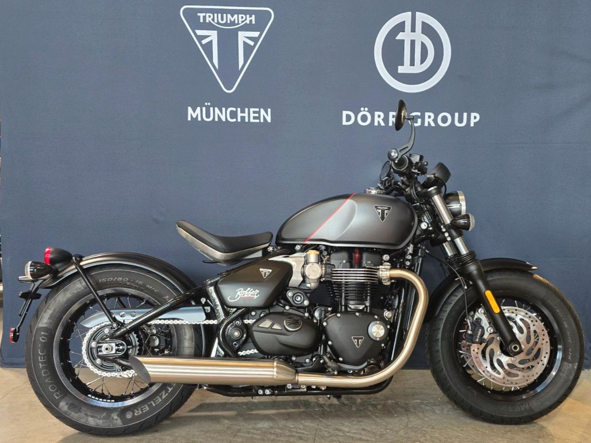 Bonneville Bobber | Satin Mineral Grey Detailbild