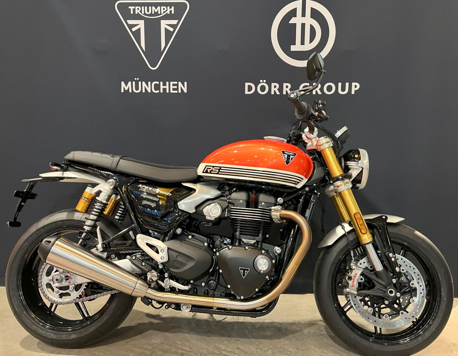Speed Twin 1200 RS | Baja Orange Detailbild