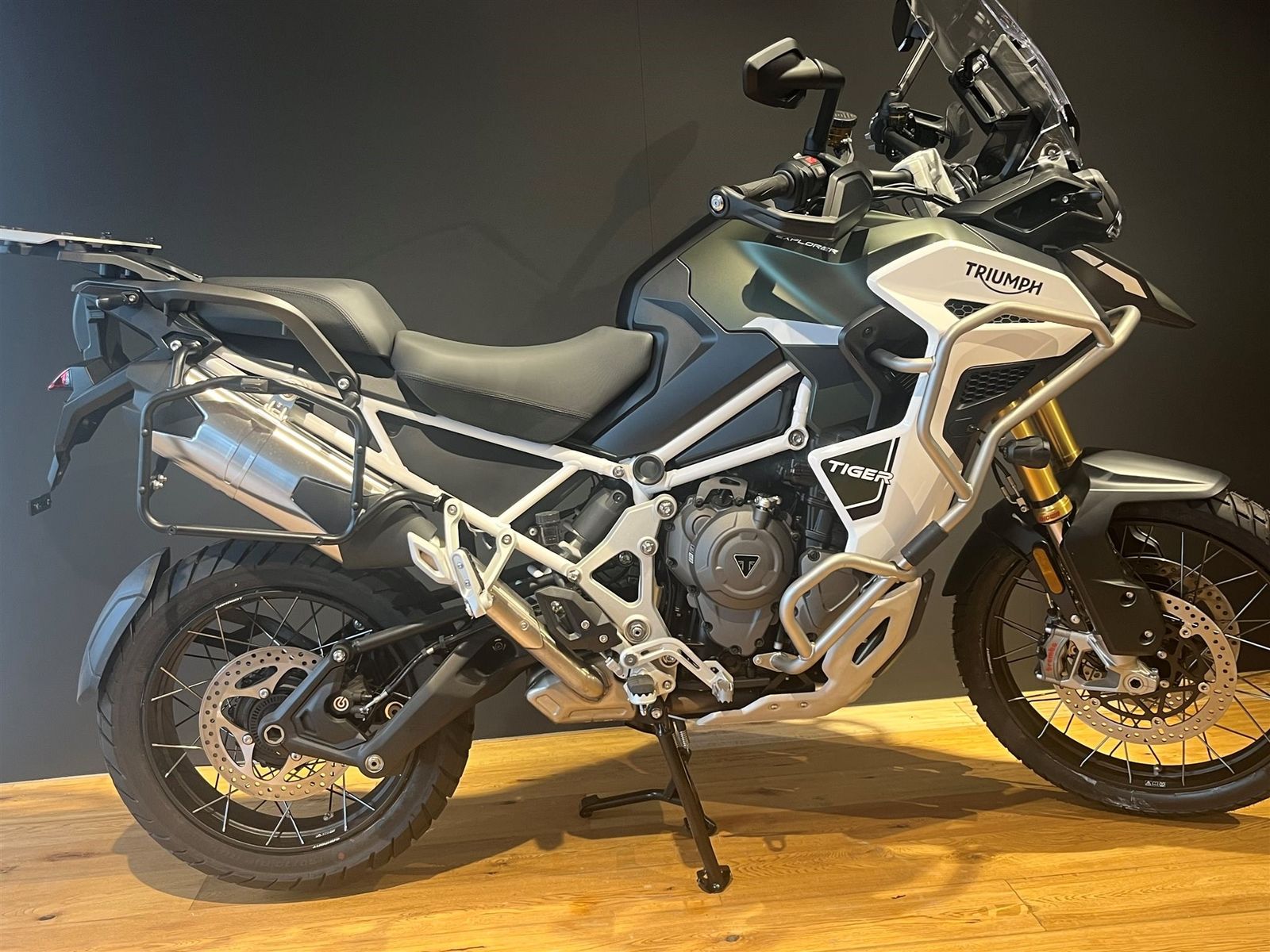 Tiger 1200 Rally Explorer Modell 2025 inklusiv Detailbild
