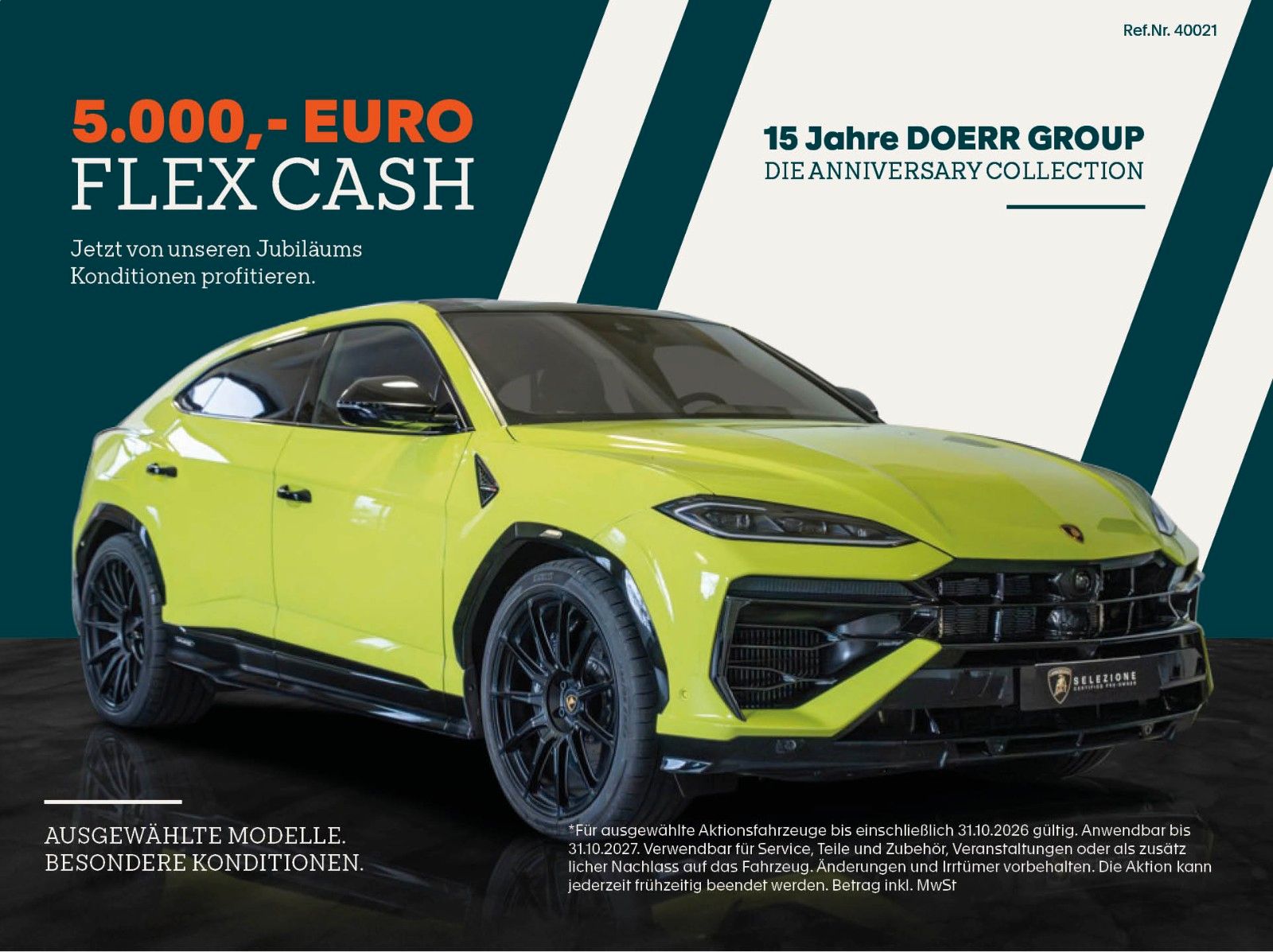 Urus SE | Verde Scandal | Akrapovic | Black Roof Detailbild