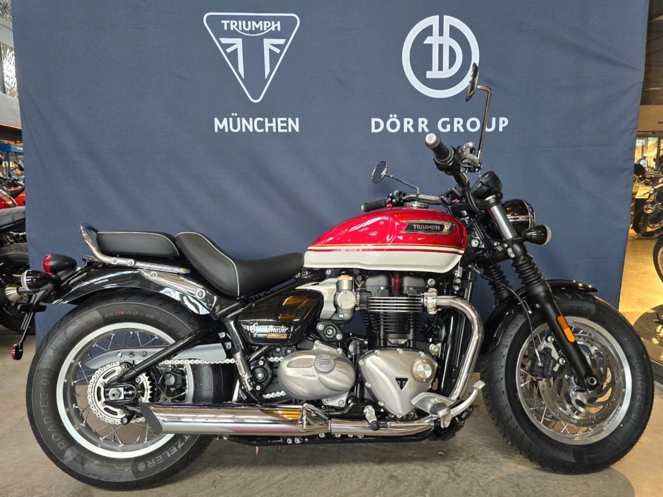Bonneville Speedmaster / Carnival Red/ Detailbild