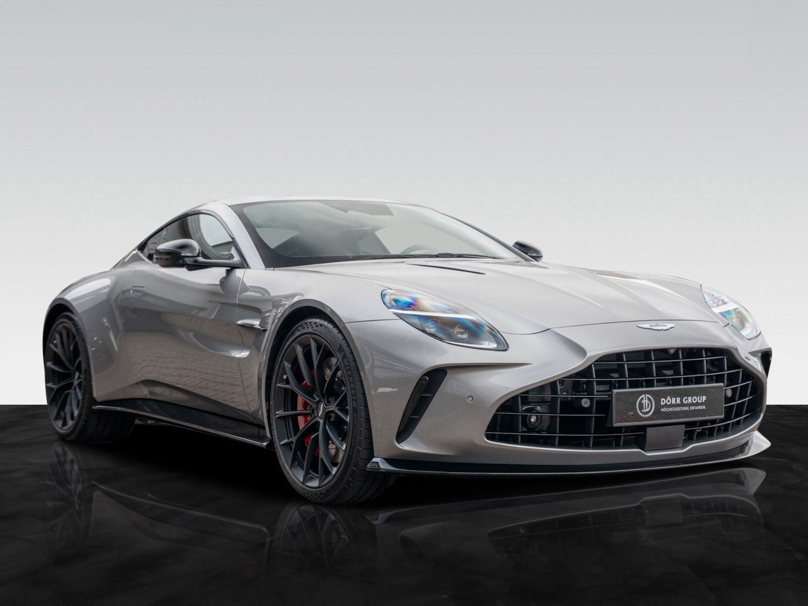 Vantage | Aluminite Silver | Leder Onyx Black Detailbild