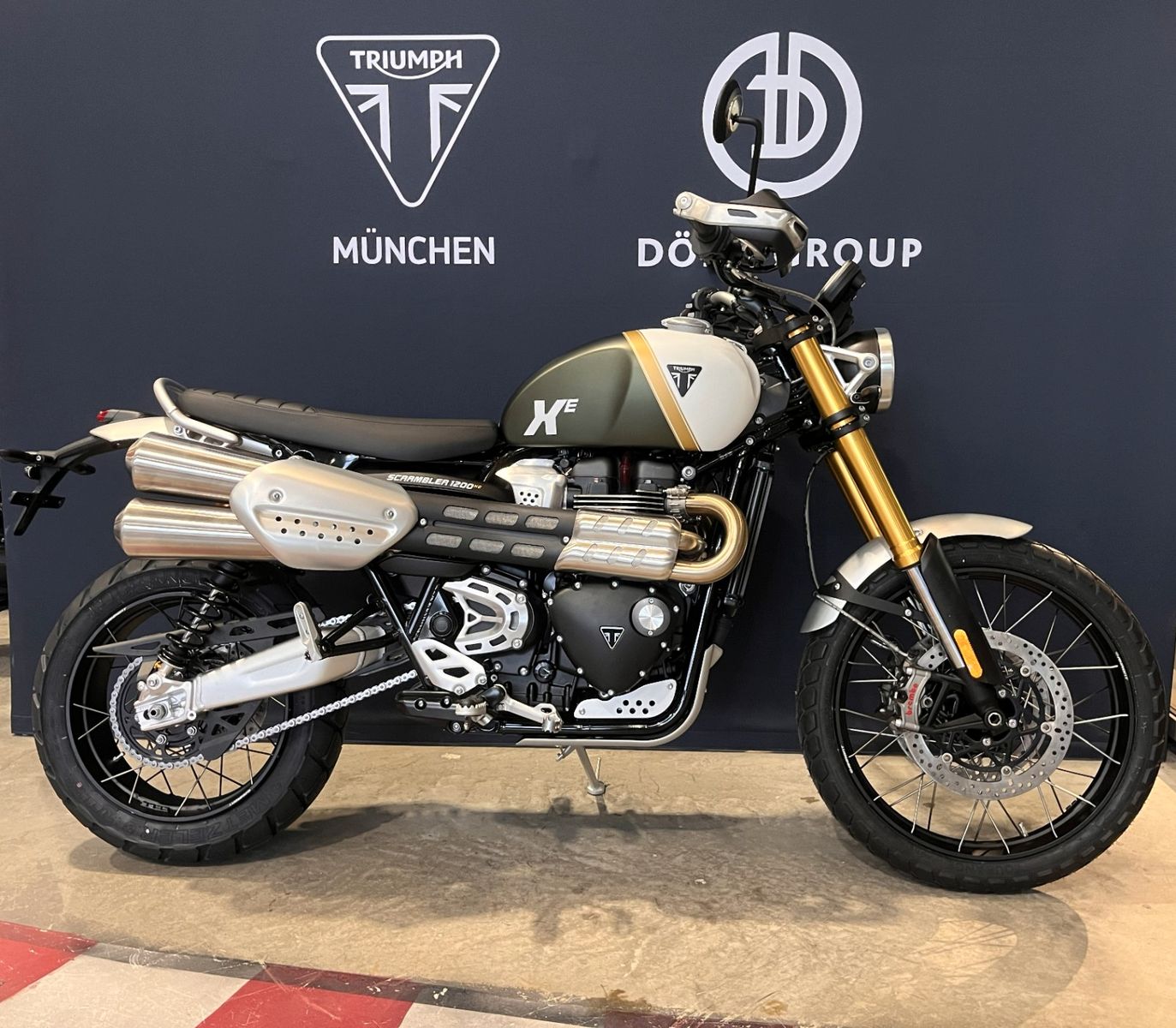 Scrambler 1200 XE | Matt Khaki Detailbild